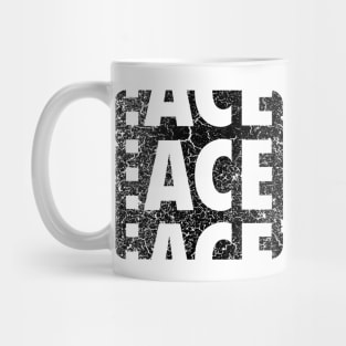 ACE Logo Distressed Black Rounded (Large Print) Mug